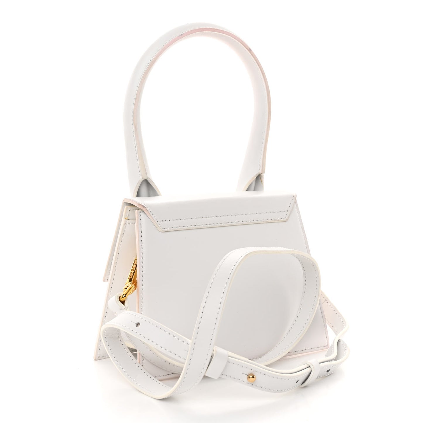 Smooth Calfskin Le Chiquito Moyen White