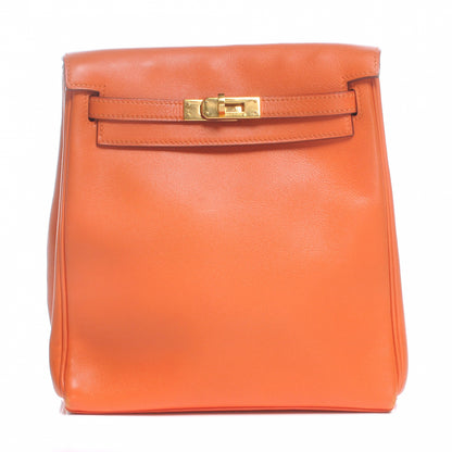 Hermes Swift Kelly Ado 20 PM Backpack Orange 1 of 8