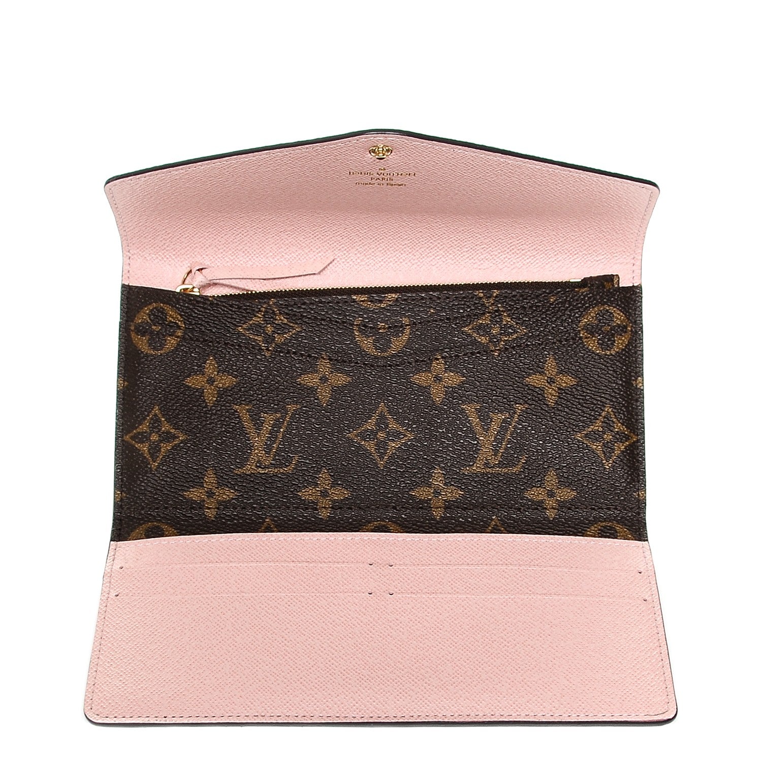 Louis Vuitton Monogram Josephine Wallet Rose Ballerine 5 of 6