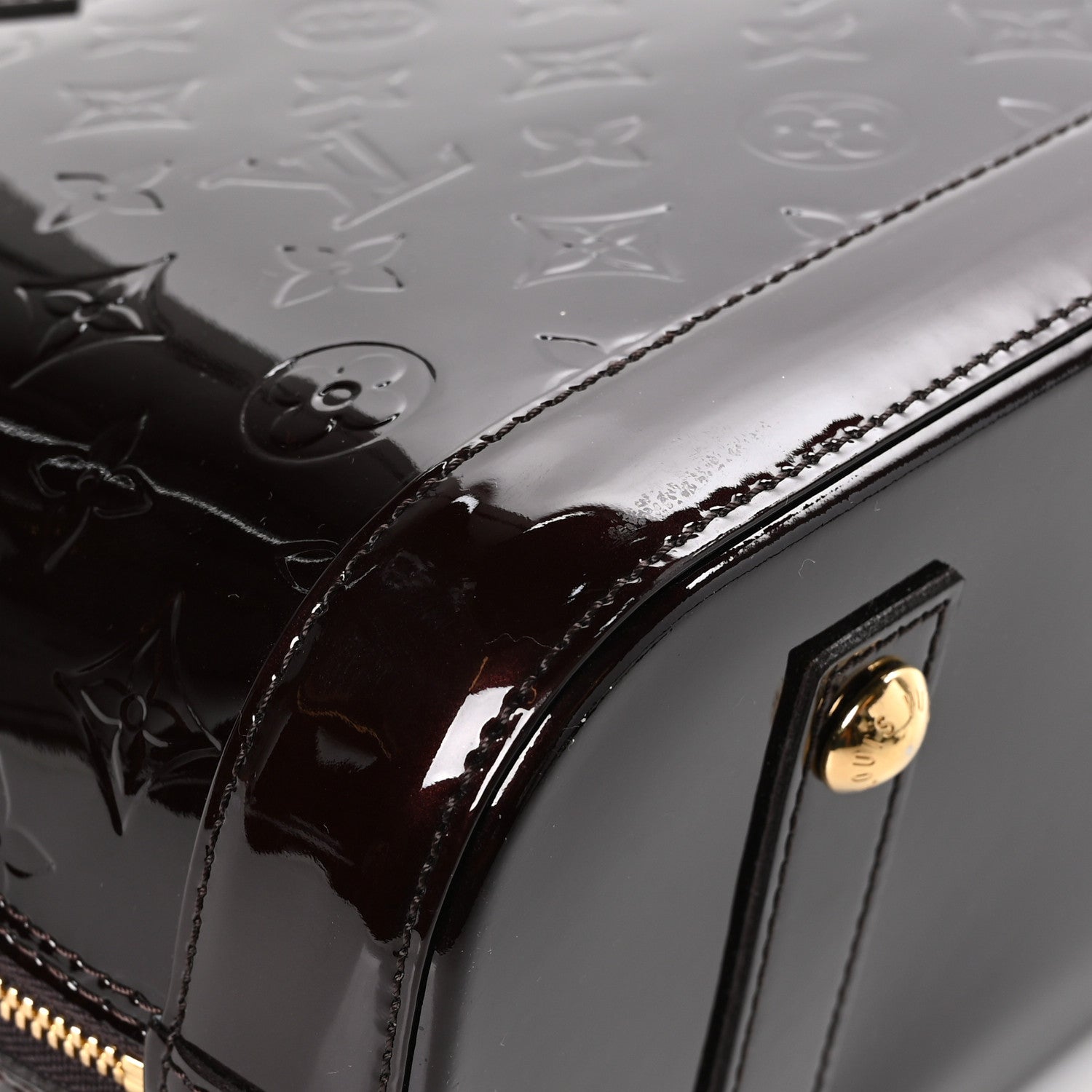 Louis Vuitton Vernis Alma PM Amarante 10 of 11
