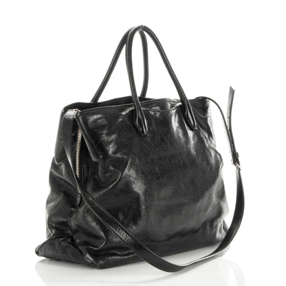Miu Miu Vitello Shine Top Handle Tote Nero Black 4 of 8