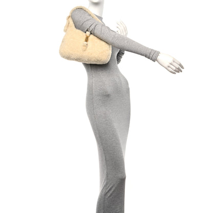 Gucci Shearling Small Jackie 1961 Shoulder Bag Ivory 2 of 9