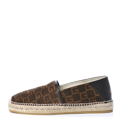 Gucci Suede Square G Mens Espadrilles 9 Sigaro 1 of 12