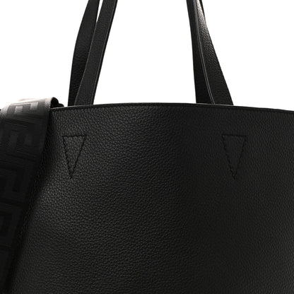 Versace Grained Calfskin La Medusa Convertible Tote Bag Black 8 of 11