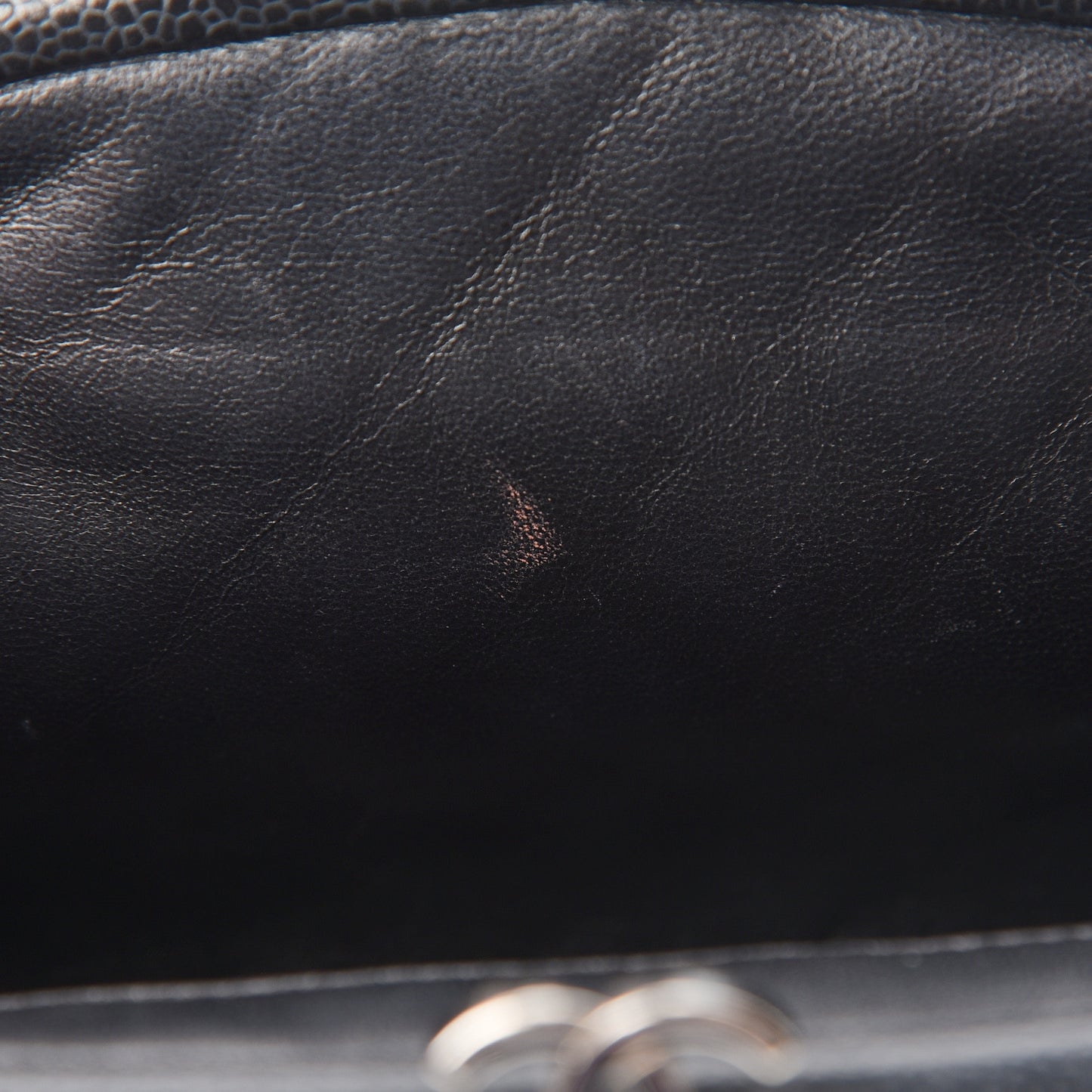 Caviar Quilted Timeless Clutch Black