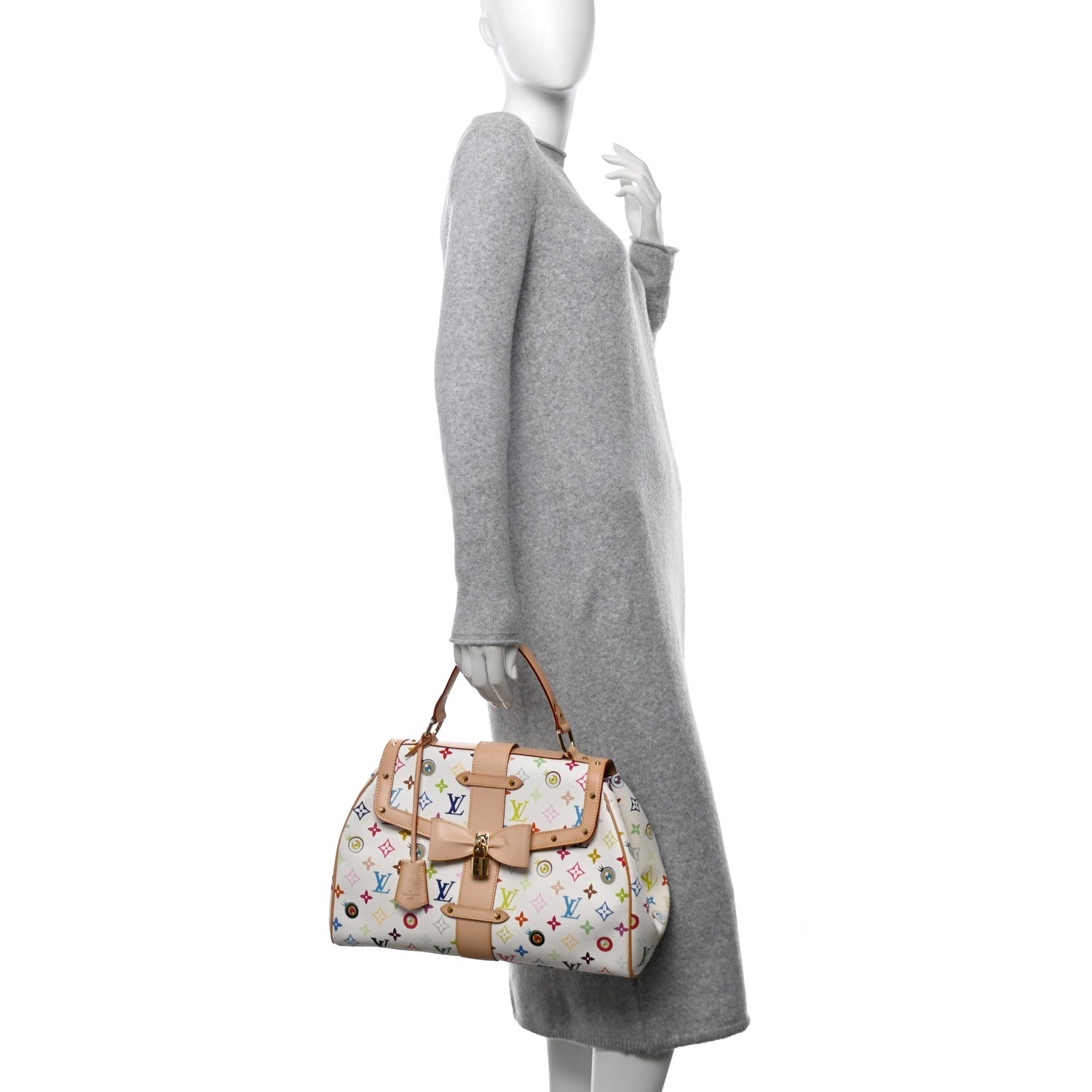 Louis Vuitton Monogram Multicolor Murakami Eye Love You White 2 of 12