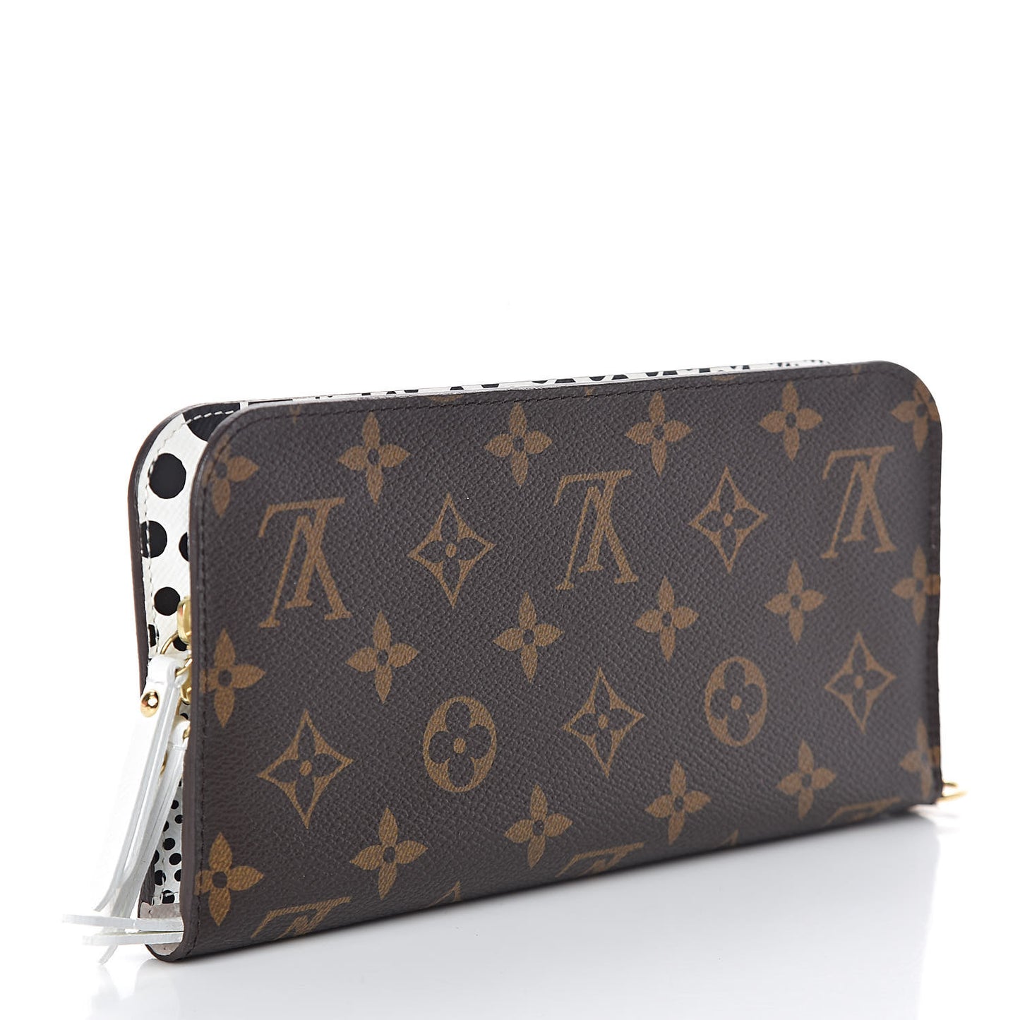 Monogram Kusama Waves Insolite Wallet White