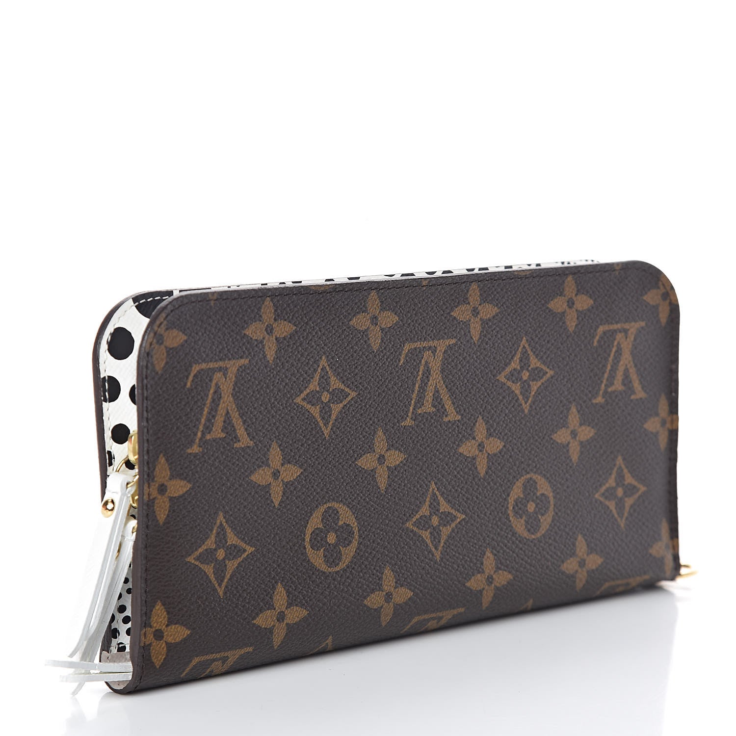 Louis Vuitton Monogram Kusama Waves Insolite Wallet White 3 of 8