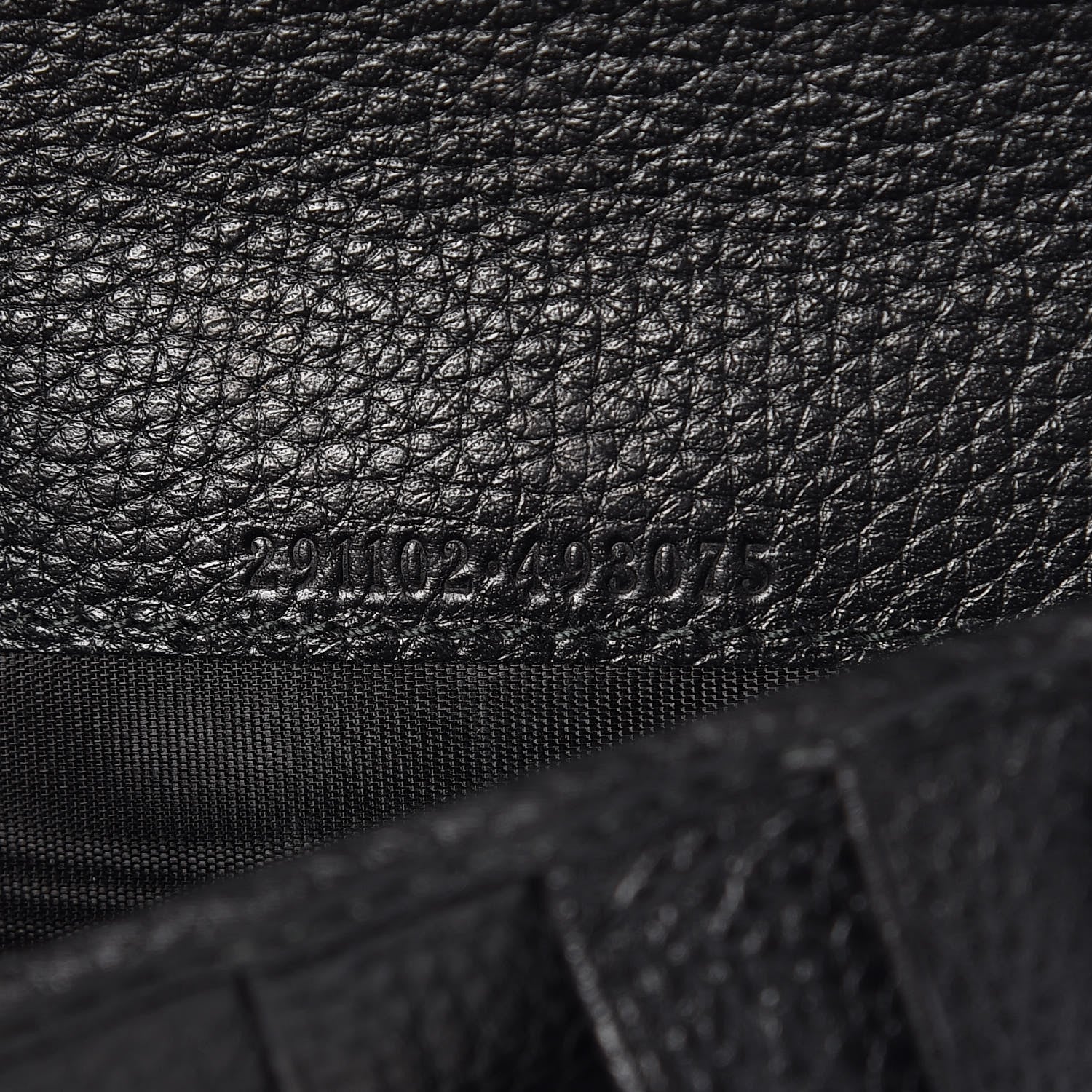 Gucci Calfskin Soho Zip Around Wallet Black 7 of 8