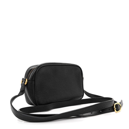 Gucci Pebbled Calfskin Mini Soho Disco Bag Black 3 of 10