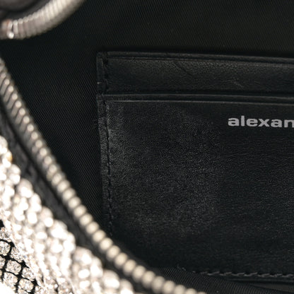 Alexander Wang Rhinestone Mesh Mini Attica Belt Bag Black 10 of 11