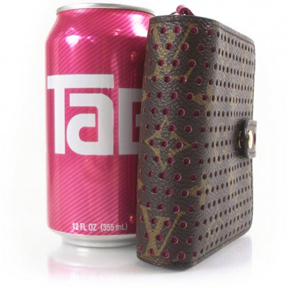 Louis Vuitton Monogram Perforated Compact Zipped Wallet Fuchsia 3 of 7