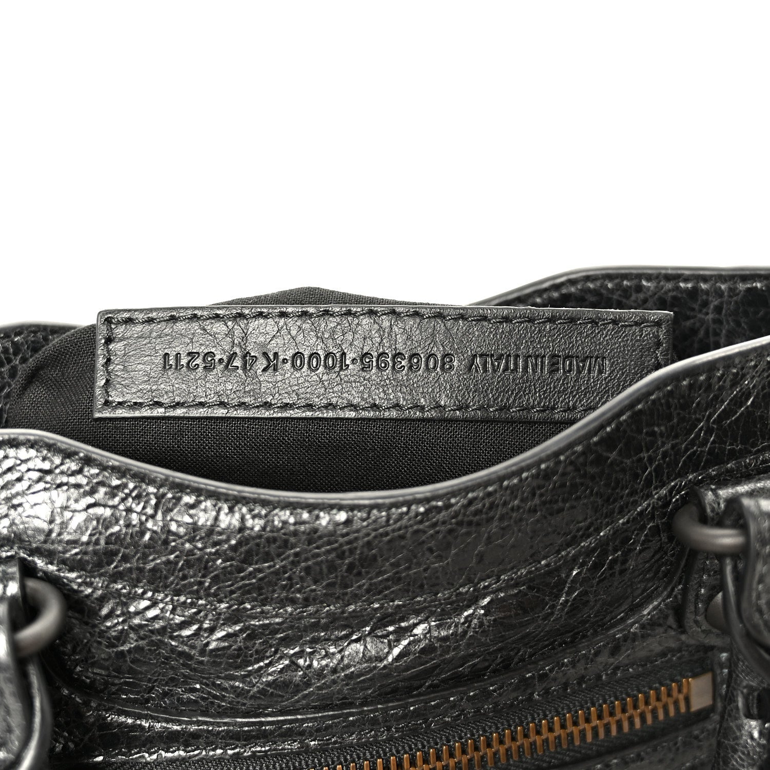 Balenciaga Agneau Arena Classic Hardware Le City Mini  Black 7 of 11