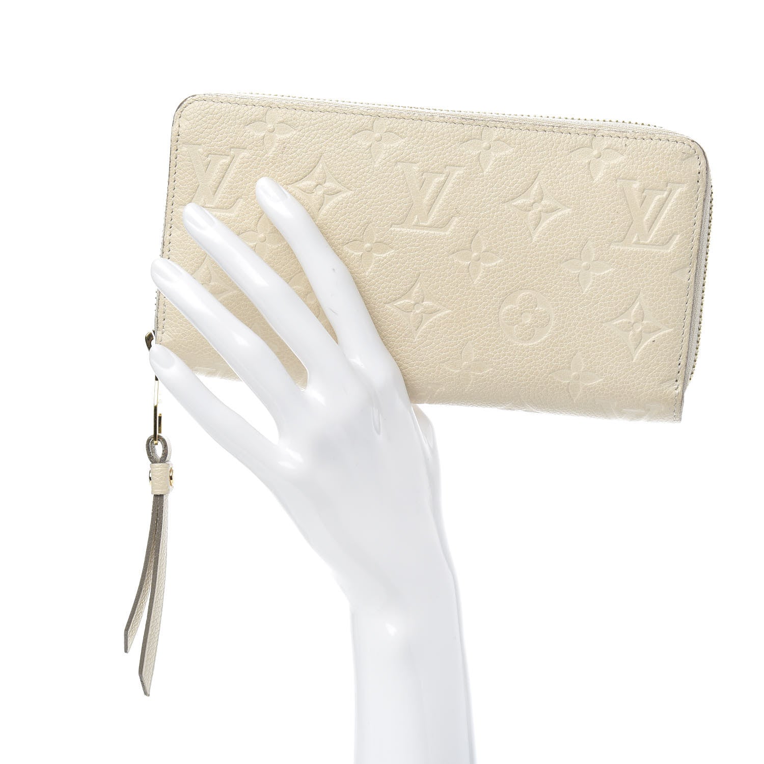 Louis Vuitton Empreinte Zippy Wallet Neige 2 of 13