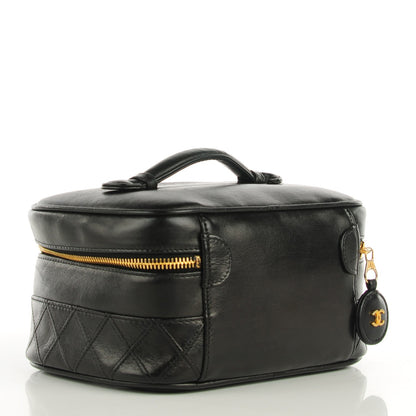 Chanel Calfskin Vanity Cosmetic Case Black 3 of 8