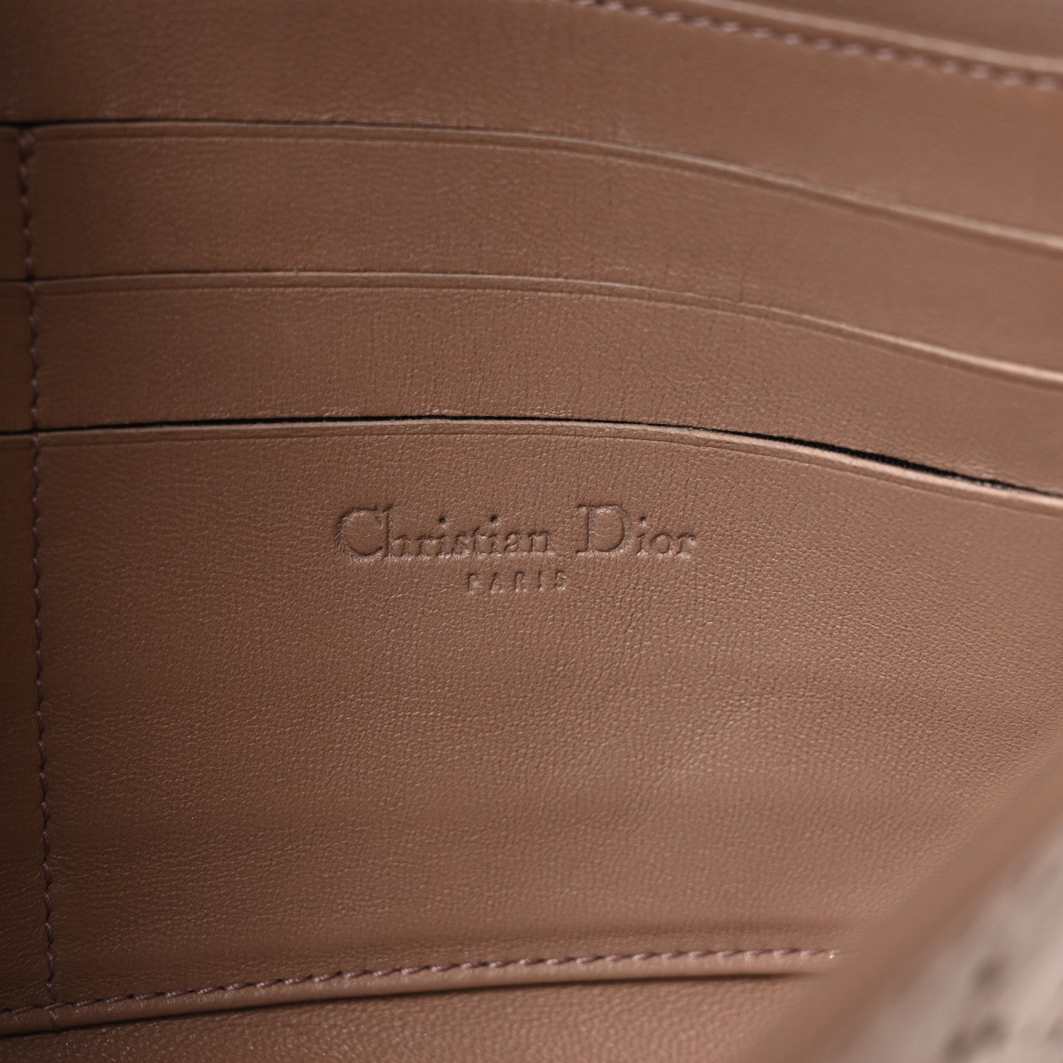Christian Dior Lambskin Cannage Ruffle New Lock Flap Beige 6 of 10