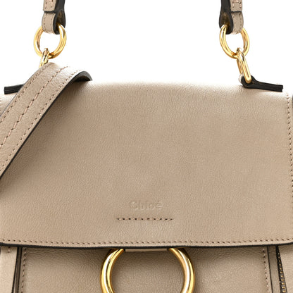 Chloe Calfskin Mini Faye Day Shoulder Bag Motty Grey 8 of 13