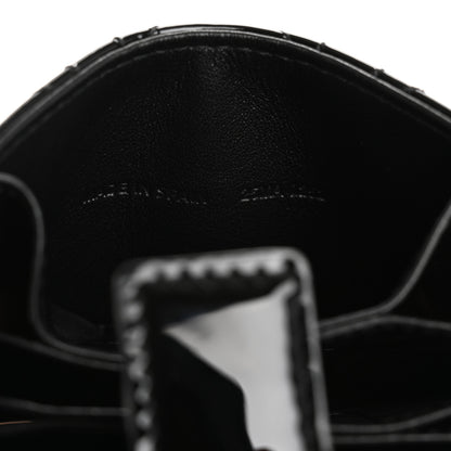 Christian Dior Patent Cannage Lady Dior 5-Gusset Card Holder Black 7 of 10