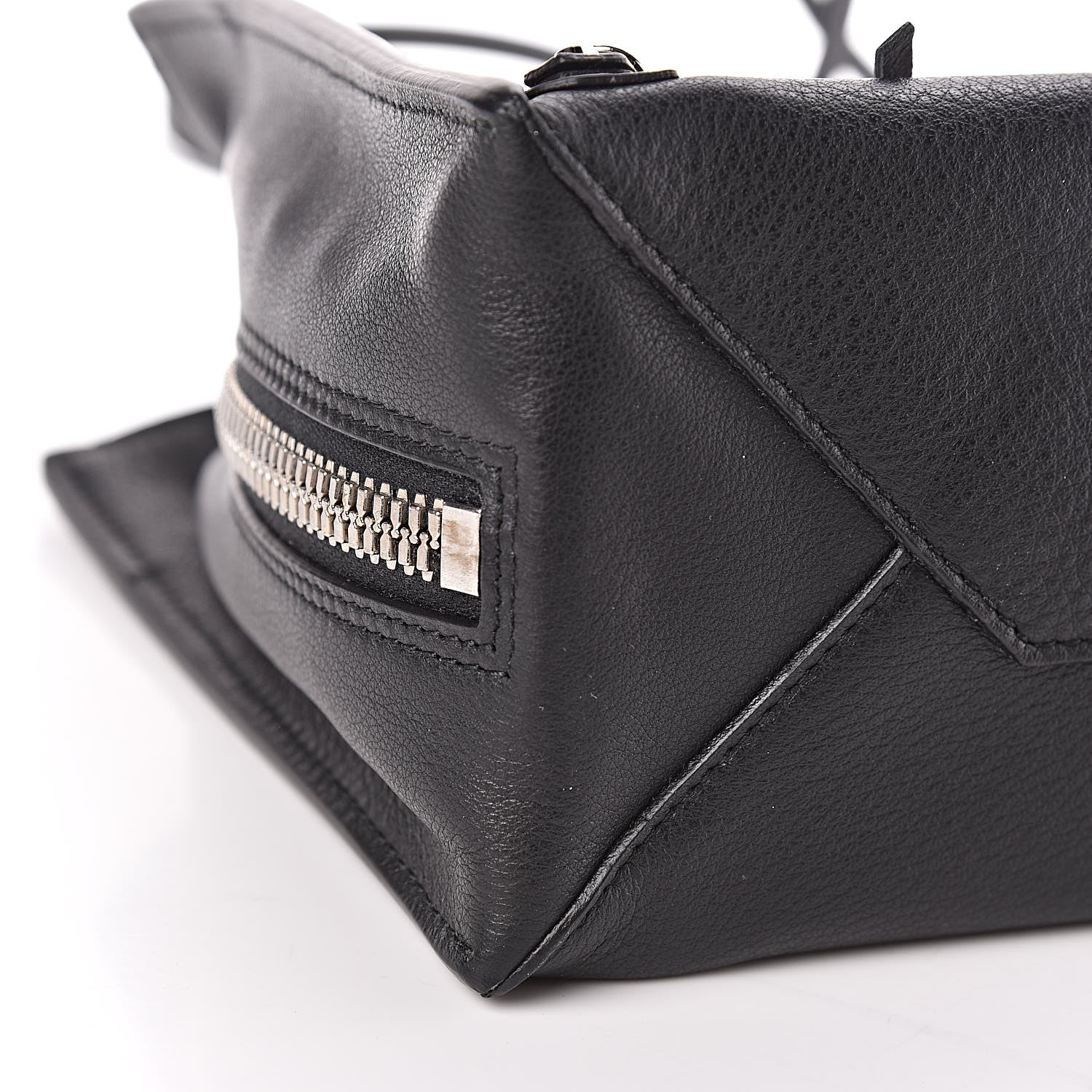 Balenciaga Veau Papier A6 Zip Around Tote Black 8 of 9