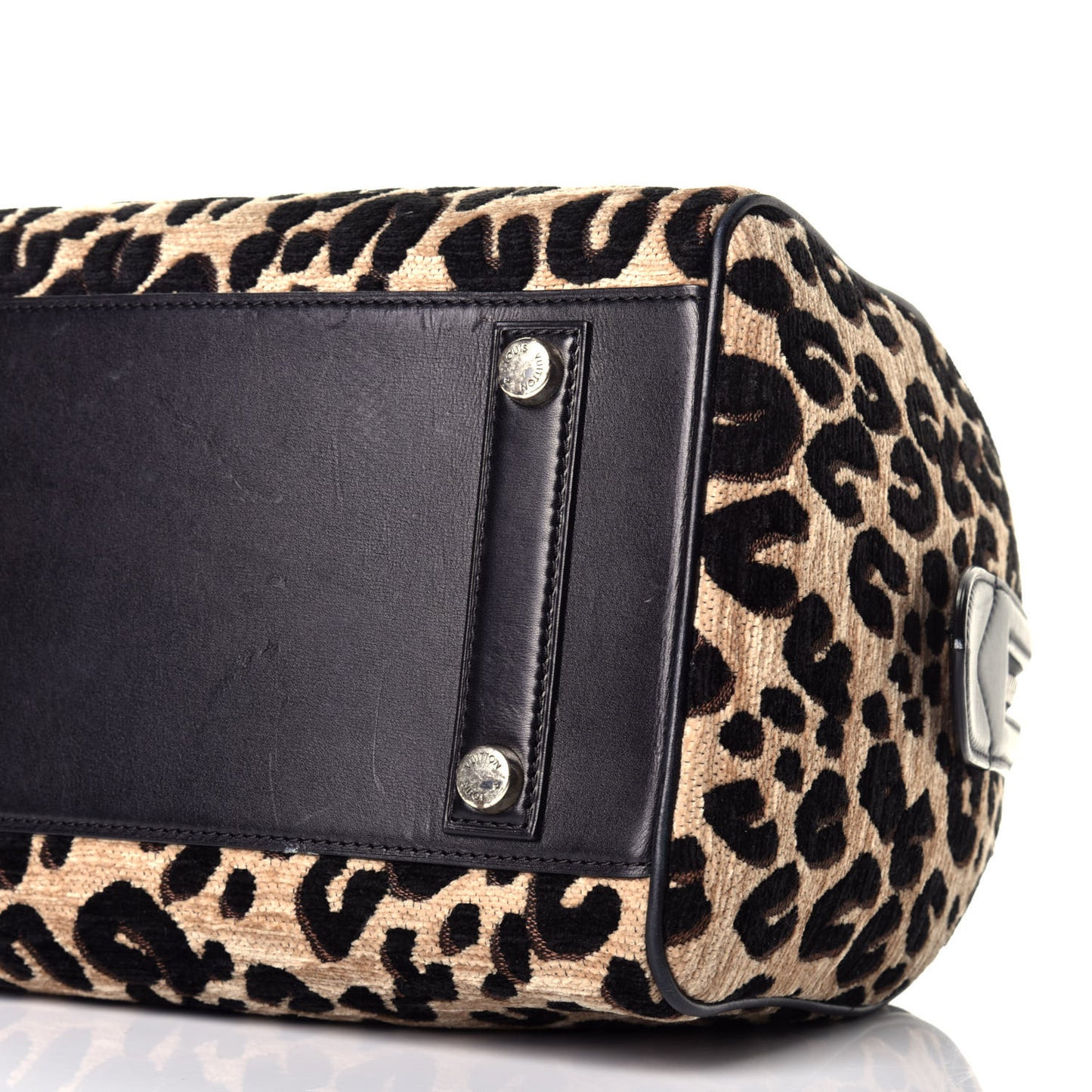 Jacquard Velvet Leopard Print Stephen Sprouse Speedy