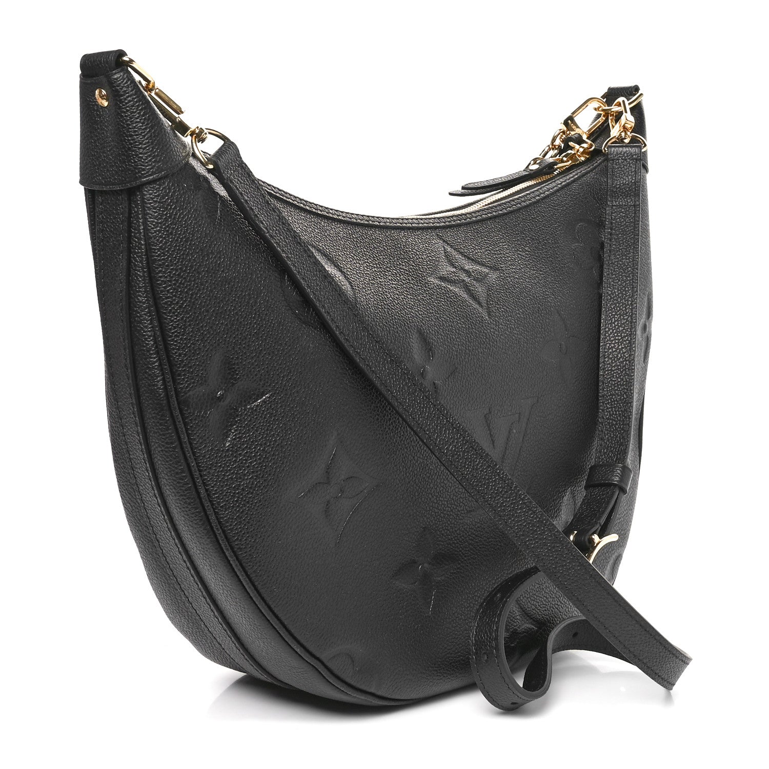 Louis Vuitton Empreinte Monogram Giant Loop Hobo Black 4 of 10