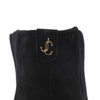 Jimmy Choo Suede Maiara 90 Ankle Boots 39.5 Black 9 of 9