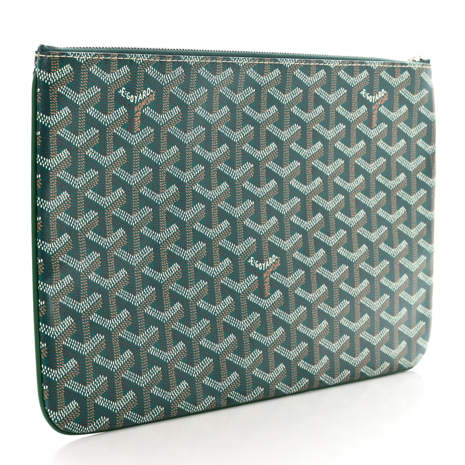 Goyard Goyardine Senat Pochette MM Green 3 of 7