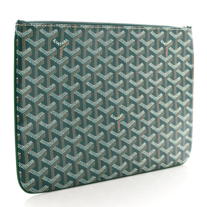 Goyard Goyardine Senat Pochette MM Green 3 of 7