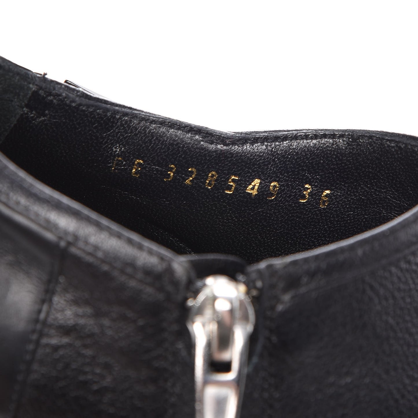 Calfskin Studded Janis 105 Boots 36 Black