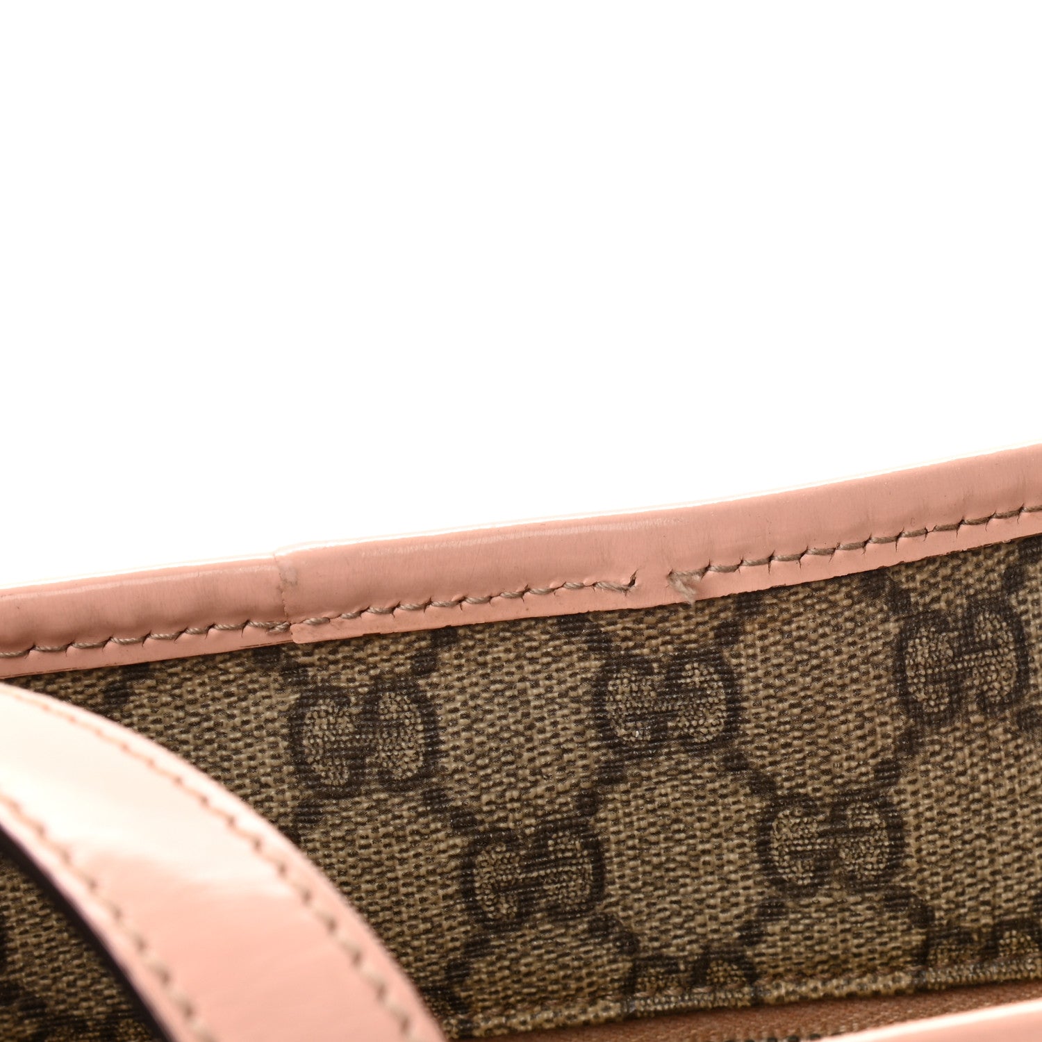 Gucci GG Supreme Monogram Medium Zippered Shopping Tote Pink 13 of 13