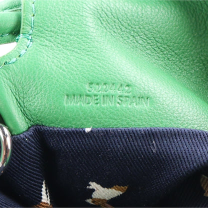 Loewe x SUNA FUJITA Nappa Bunny Mini Flamenco Knot Clutch Tropical Green 7 of 8