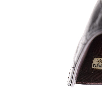 Chanel Caviar Quilted Yen Wallet Black 5 of 7