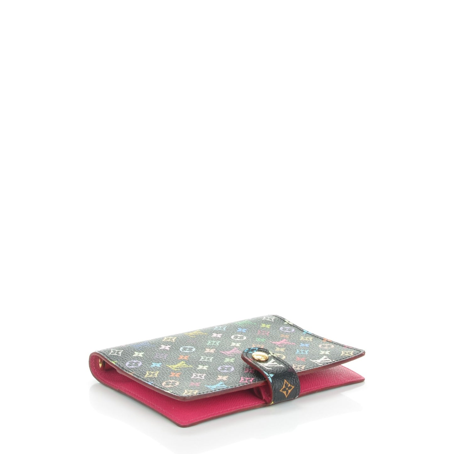 Monogram Multicolor Small Ring Agenda Cover Black Grenade