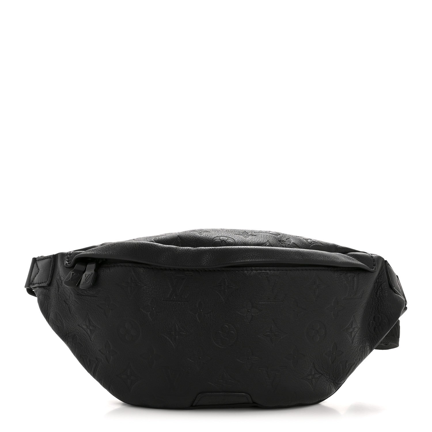 Louis Vuitton Calfskin Monogram Shadow Discovery Bumbag Black 1 of 11