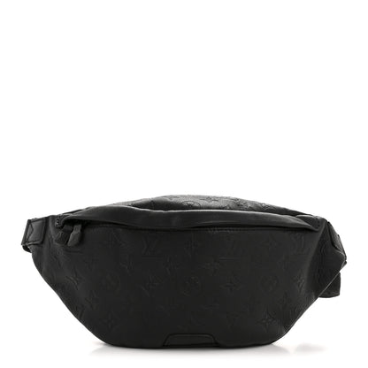 Louis Vuitton Calfskin Monogram Shadow Discovery Bumbag Black 1 of 11