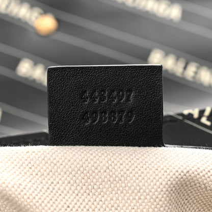 Gucci X BALENCIAGA Calfskin Matelasse Logo Print Small GG Marmont Shoulder Bag Black 7 of 10