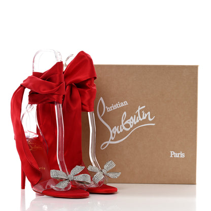 Christian Louboutin Satin Crystal PVC Astrinodo 100 Sandals 36 Lin Loubi 8 of 8