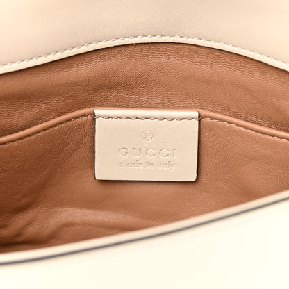 Gucci Nappa Pearl Studded Mini Queen Margaret Broadway Shoulder Bag Mystic White 6 of 14