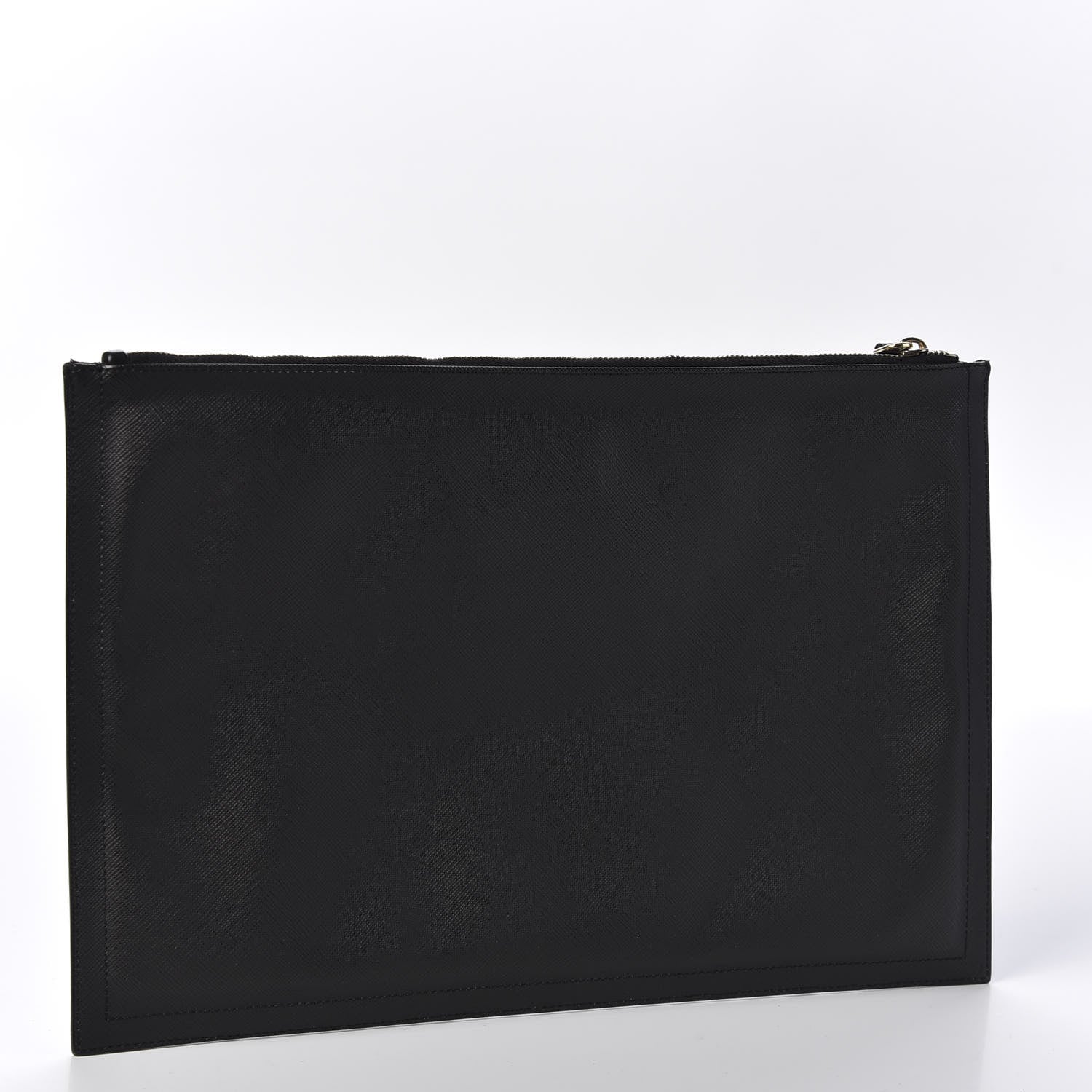 Givenchy Textured Coated Canvas Rottweiler Print Large Cosmetic Pouch Black 2 of 9