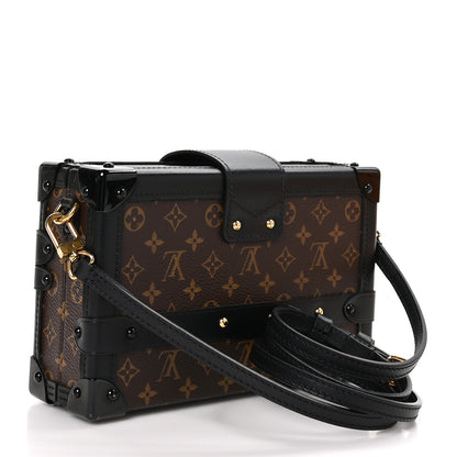 Louis Vuitton Monogram Petite Malle Black 3 of 11
