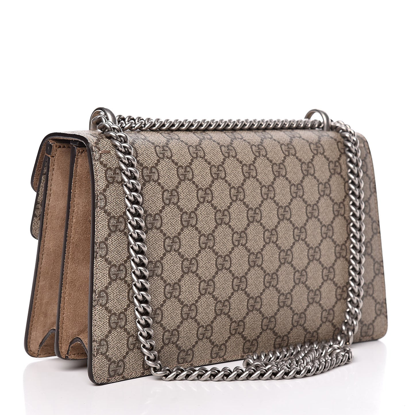 GG Supreme Monogram Small Dionysus Shoulder Bag Taupe