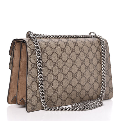 Gucci GG Supreme Monogram Small Dionysus Shoulder Bag Taupe 3 of 14