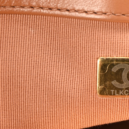 Chanel Lambskin Quilted Medium Chanel 19 Flap Brown 7 of 10