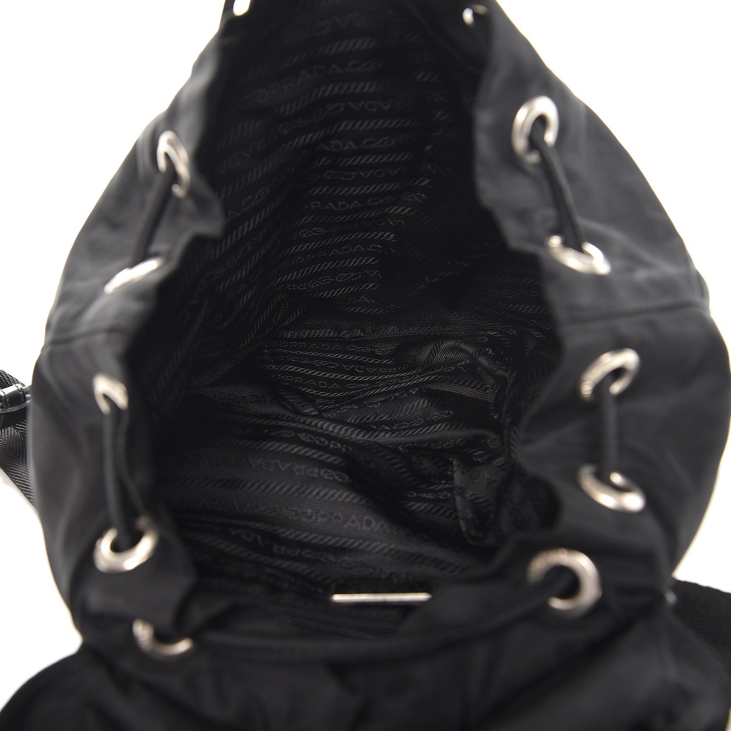 Prada Nylon Vela Small Backpack Black 5 of 7