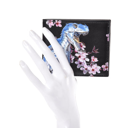 Christian Dior x Sorayama Calfskin Billfold Wallet Blue 2 of 7