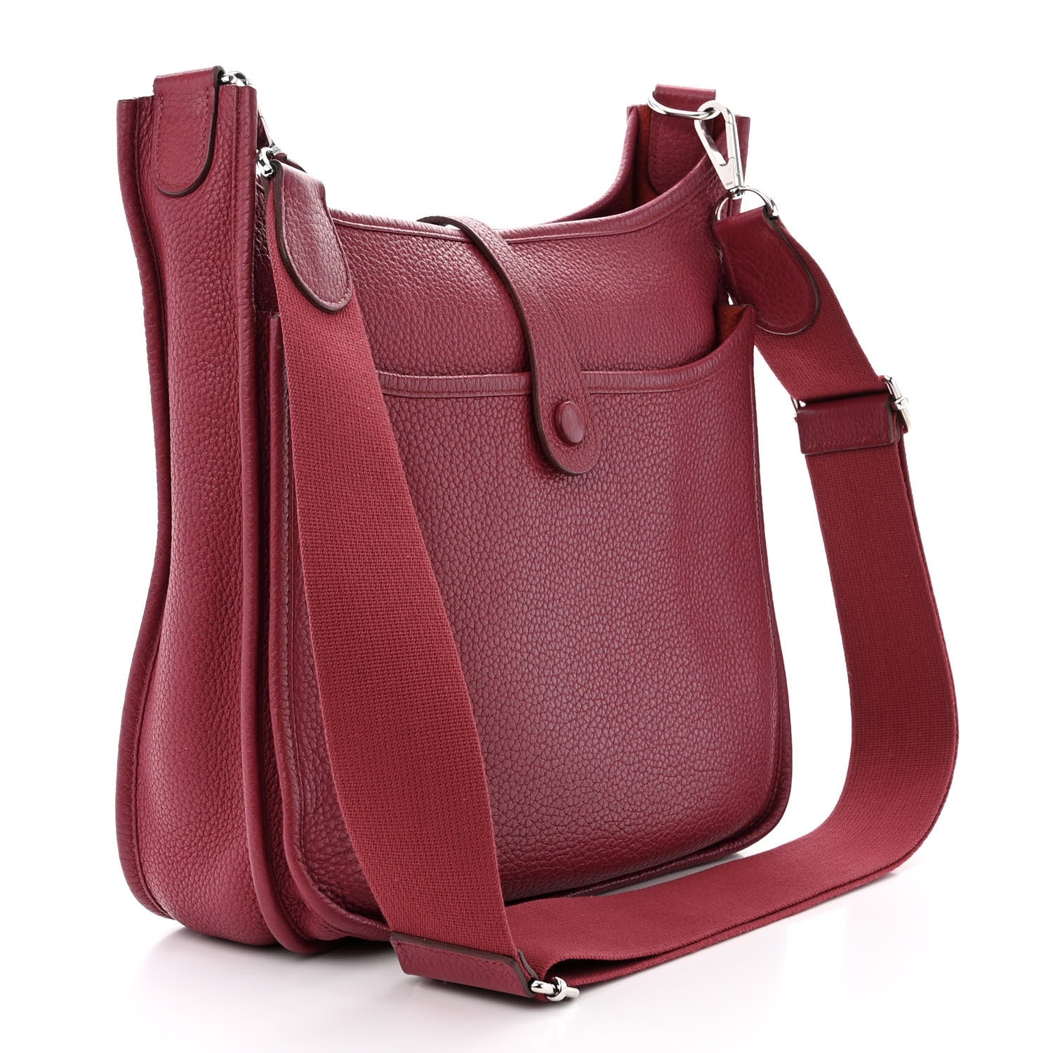 Hermes Taurillon Clemence Evelyne III PM Rubis 3 of 12
