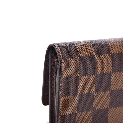 Louis Vuitton Damier Ebene Sarah Wallet 9 of 12