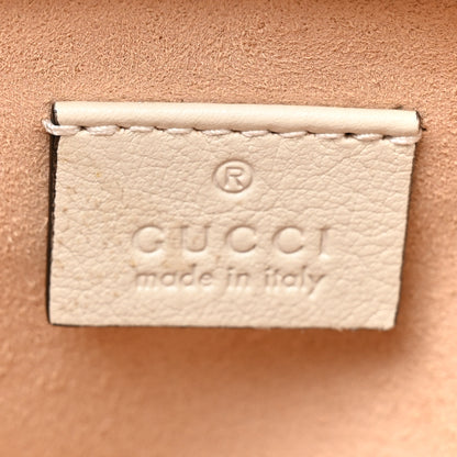 Gucci Wonka Grain Calfskin Mini Diana Tote Bag Mystic White Orange Fluo 6 of 12