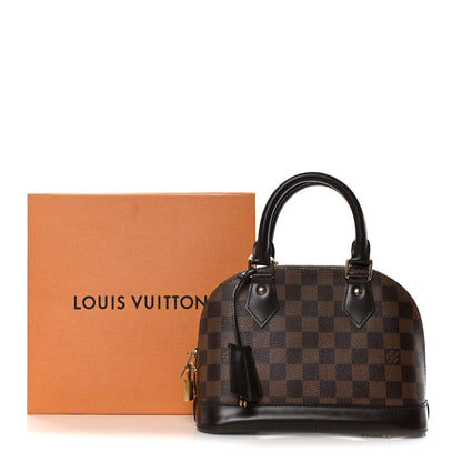 Louis Vuitton Damier Ebene Alma BB 16 of 16