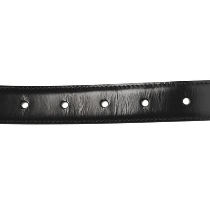 Celine Taurillon Calfskin Medium Triomphe Belt 85 34 Black 3 of 6
